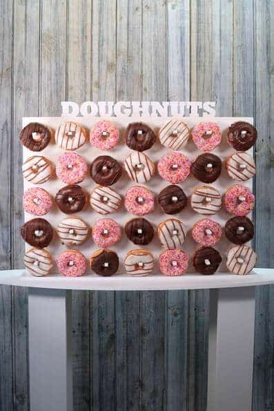 Wedding doughnut wall