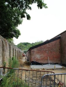 Salomons Estate Cottages mid construction