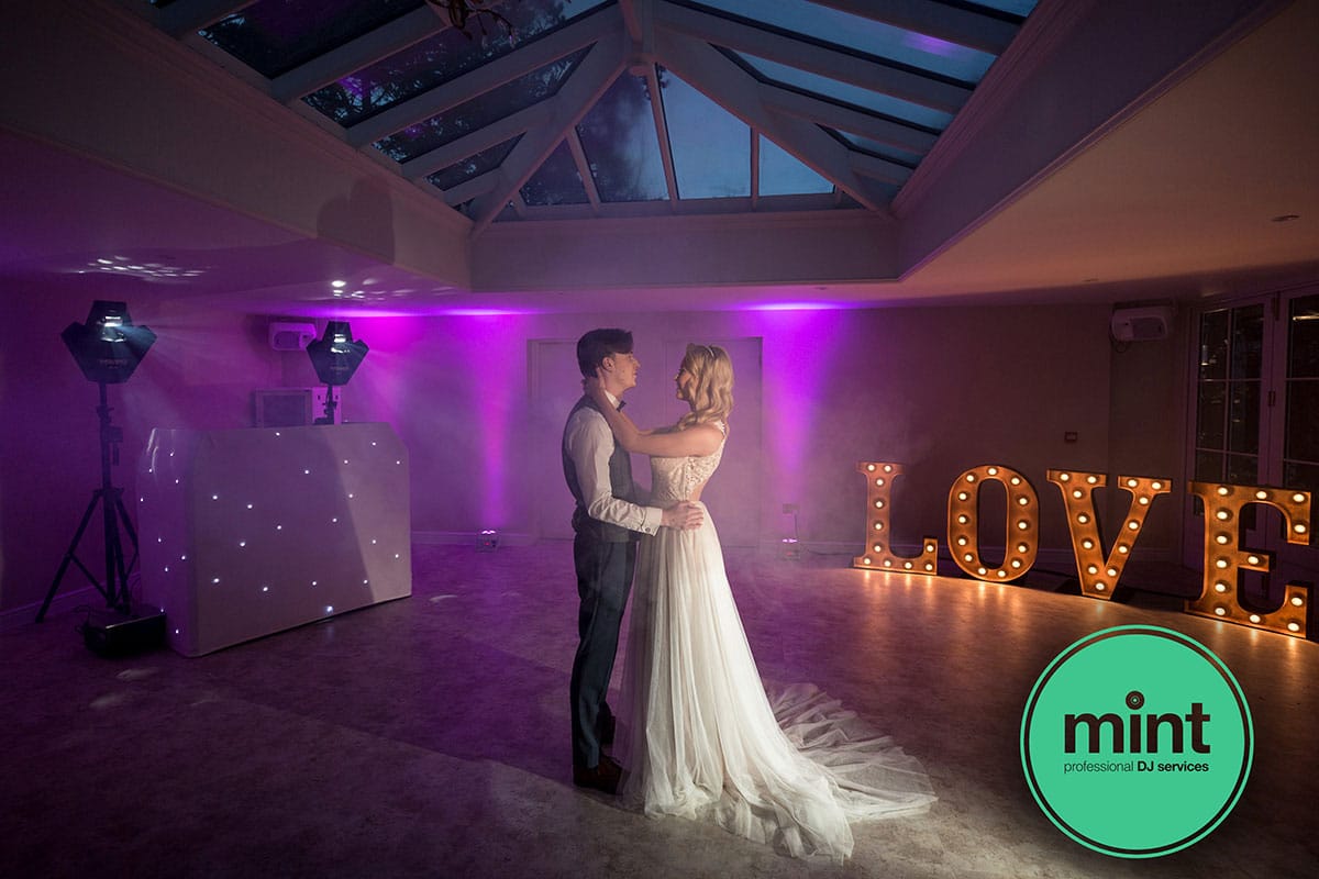 Married Couple having their first dance