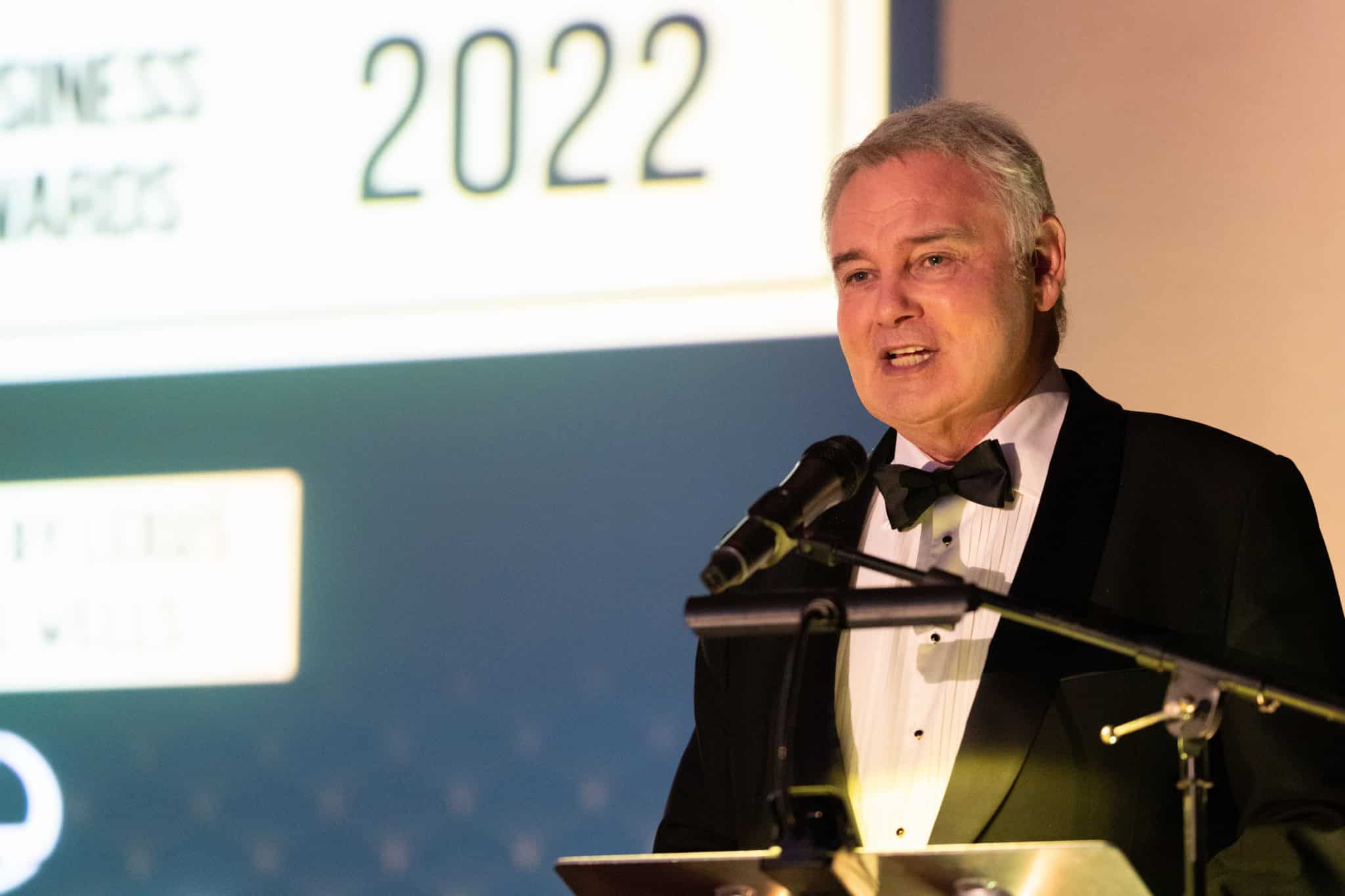 Man talking during the times business awards 2022
