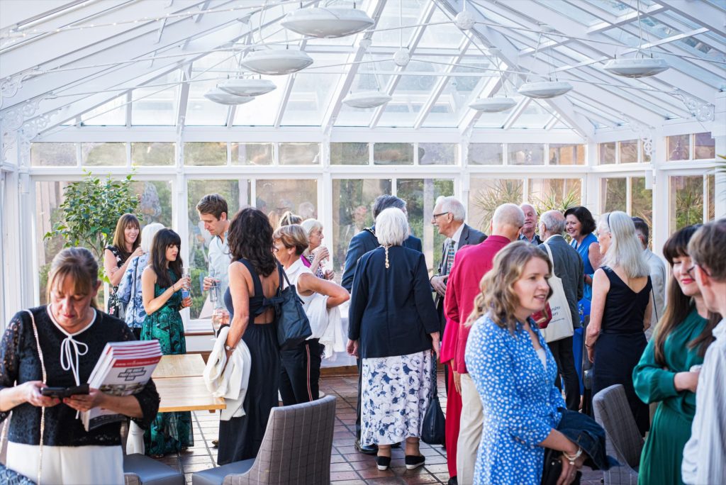 People Networking in a green house