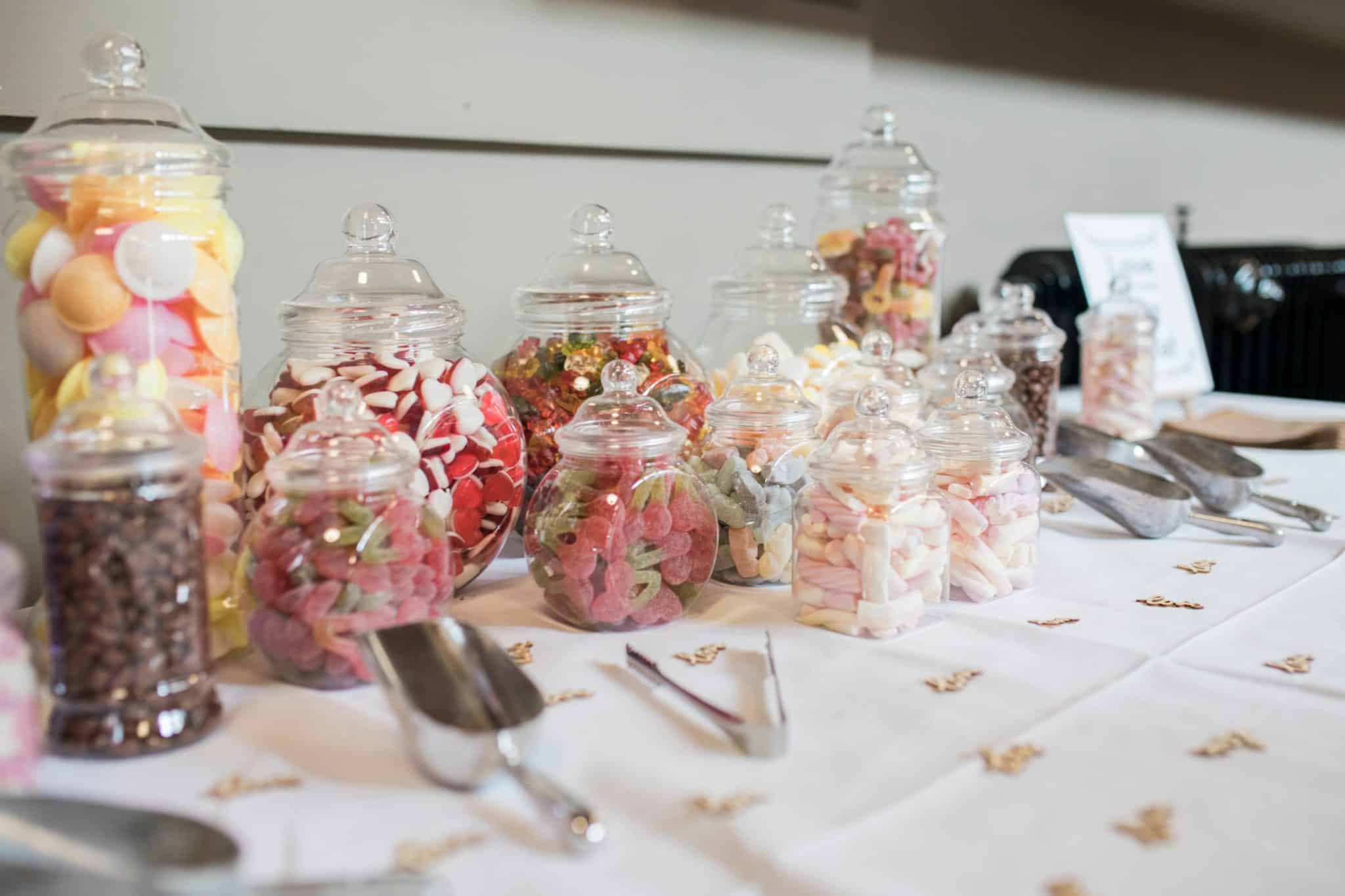 Glass Jars with candy